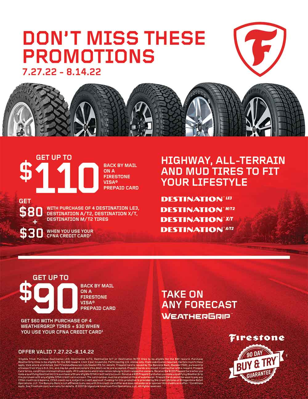 Rebates and Promotions in Lexington & Nicholasville, KY | S&S Tire