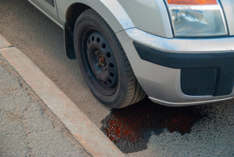 Truck Leaking Oil