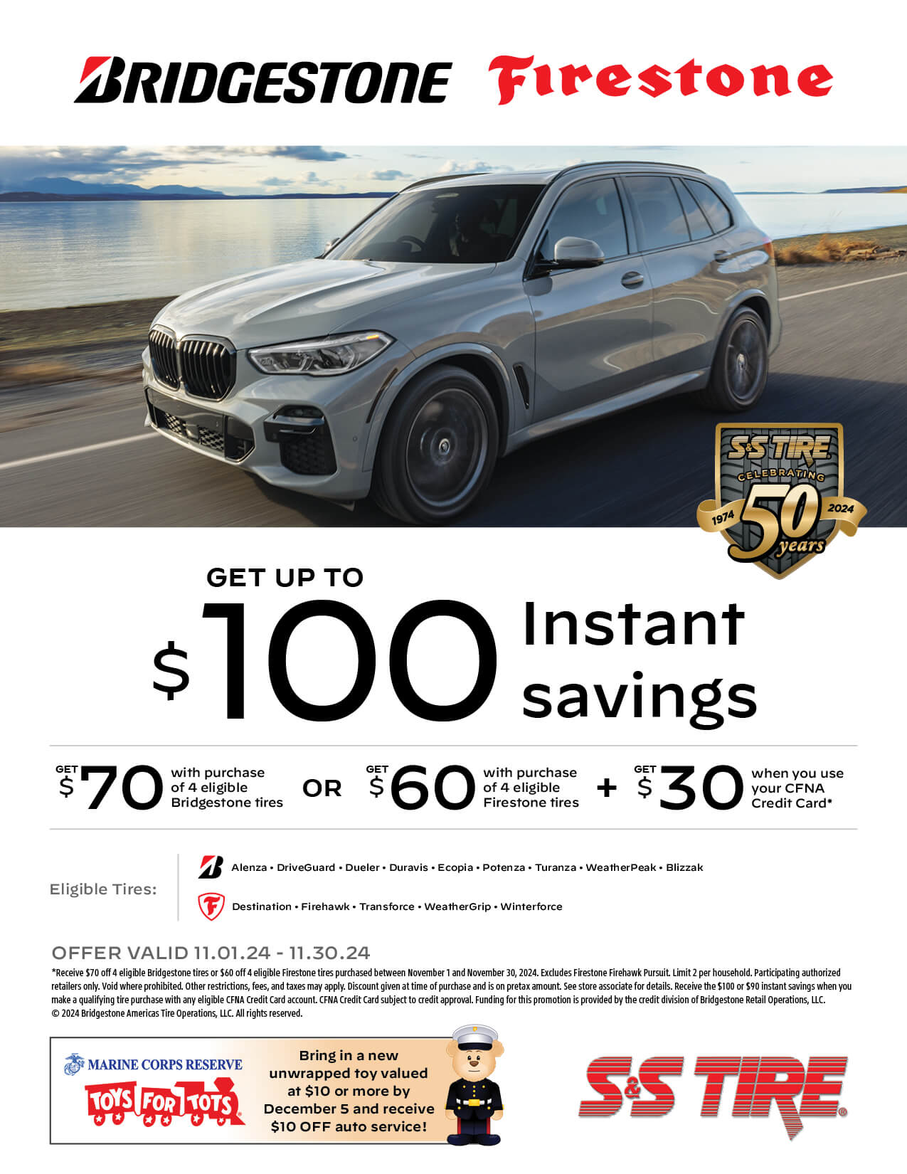 BRIDGESTONE Rebate