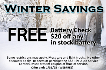 Free Battery Check coupon