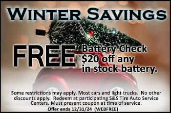 Free Battery Check coupon