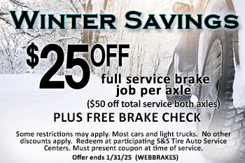 $25 off brake job coupon