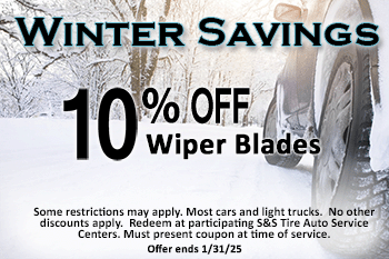 10% off wiper blades coupon