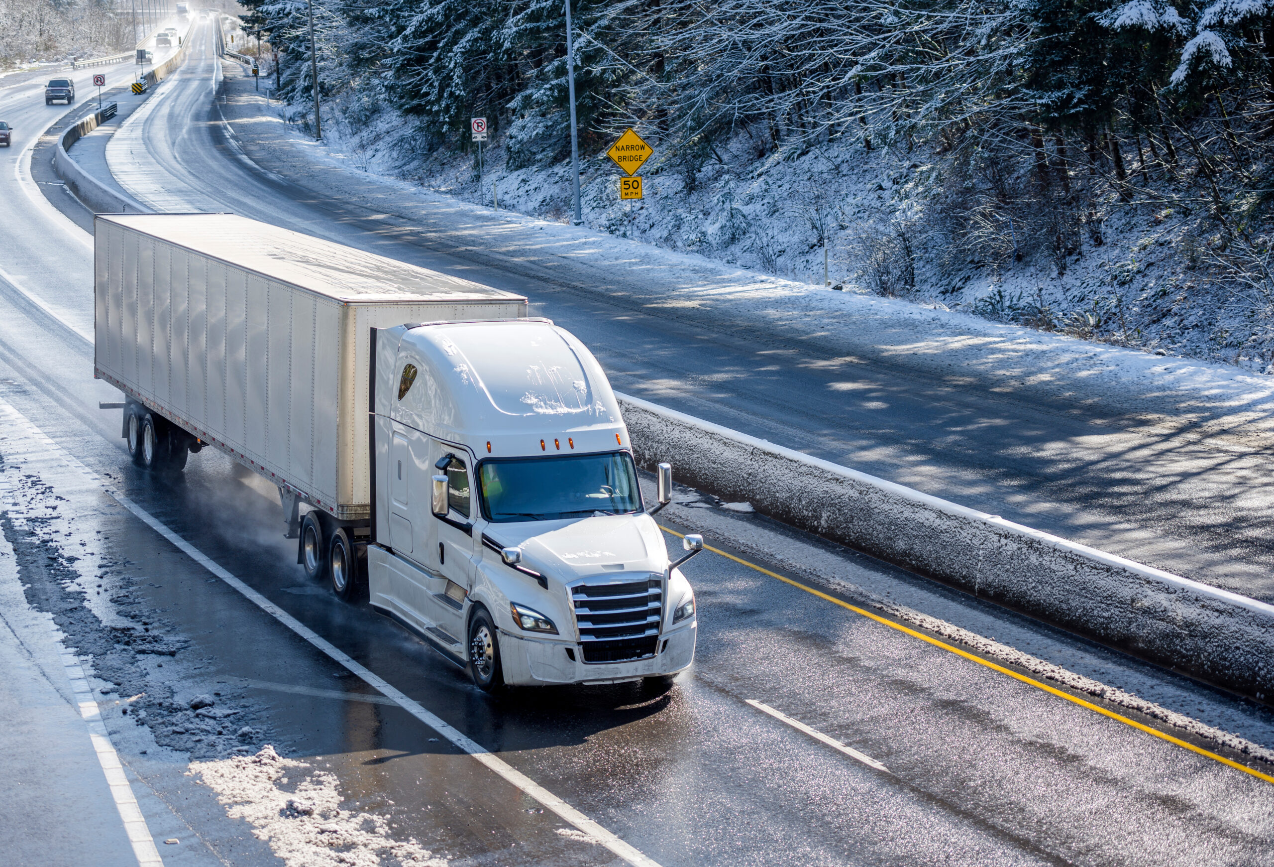 winter driving tips for truck drivers